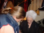 Amsterdam - 27 April
Janis signing for Ingrid