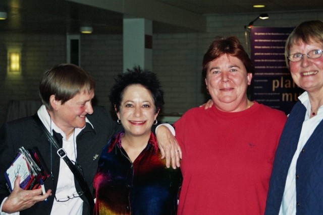 Janis with Afke, Marjan and Friend