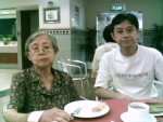 With Yew Neng, my brother, who came back from Singapore to help me take mother for her check-up.

4 June 2004