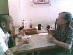 Mum and dad at Swensen's on 30 May 2004