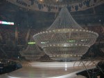Before the show - impressive chandeliers
