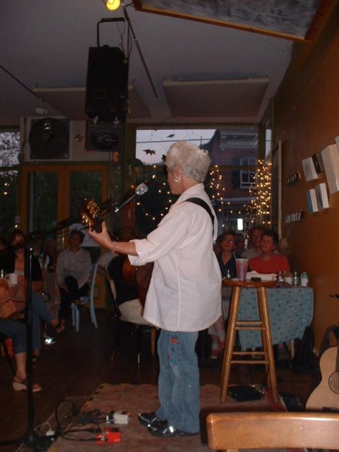 Janis at Rosendale Cafe, June 16, 2006