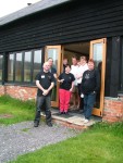 The welcoming party, left to right - DavidUK, Chris Sawyer, Anne from Dublin (back), Chet (front), Strech, Sue, Jak and Marjan