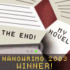 NaNoWriMo 2003 winner's logo